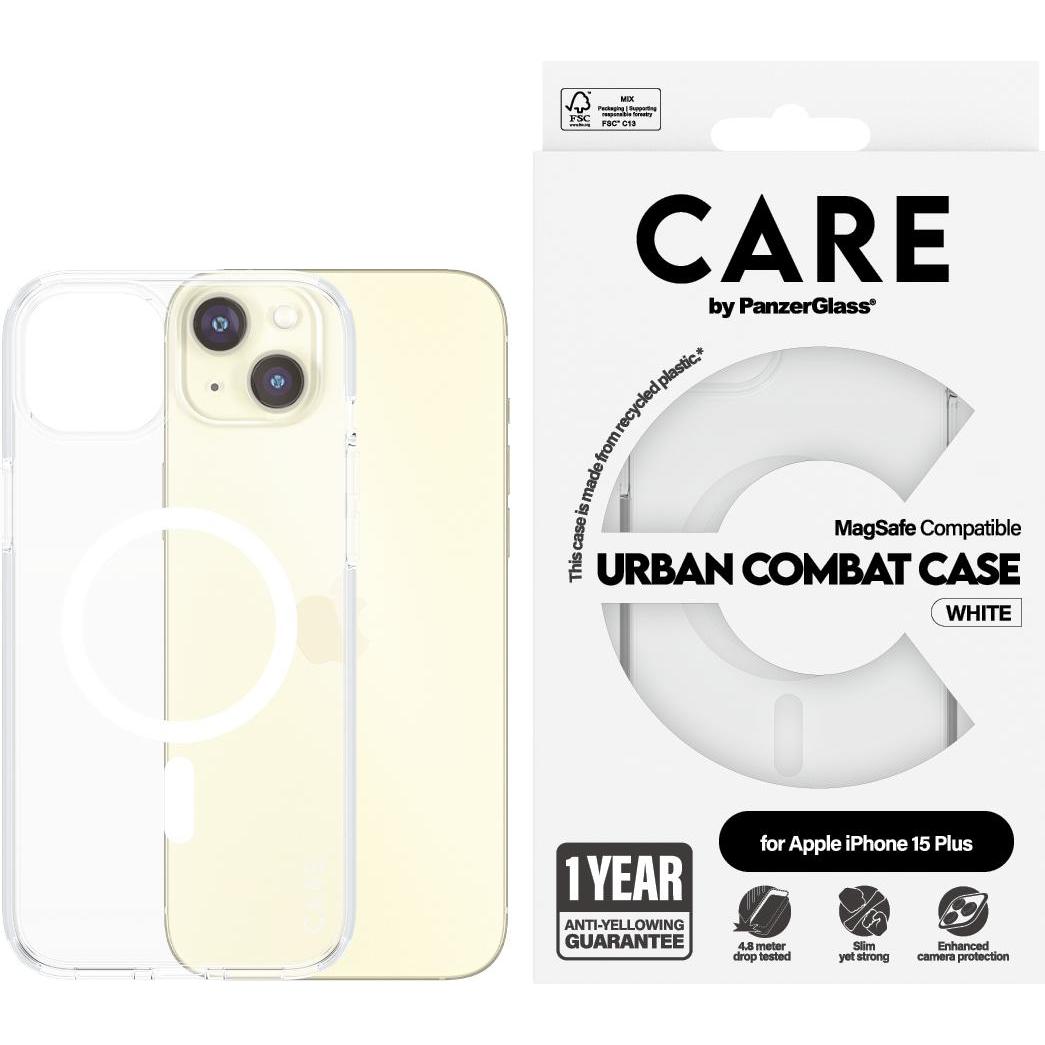 Thumbnail - Care Case Flagship (Apple iPhone 15 Plus), Smartphone Hülle, Transparent, Weiss