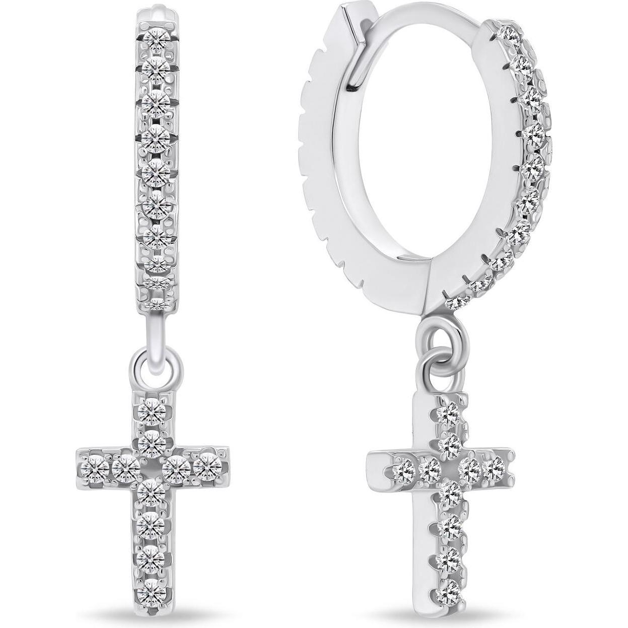 Brilio, Orecchini, Argento - Orecchini circolari lucidi Kūūek EA736W