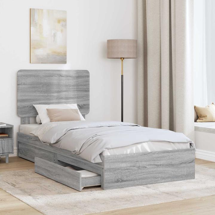 Image du produit vidaXL Aufbewahrungsbettgestell (90 x 200 cm)