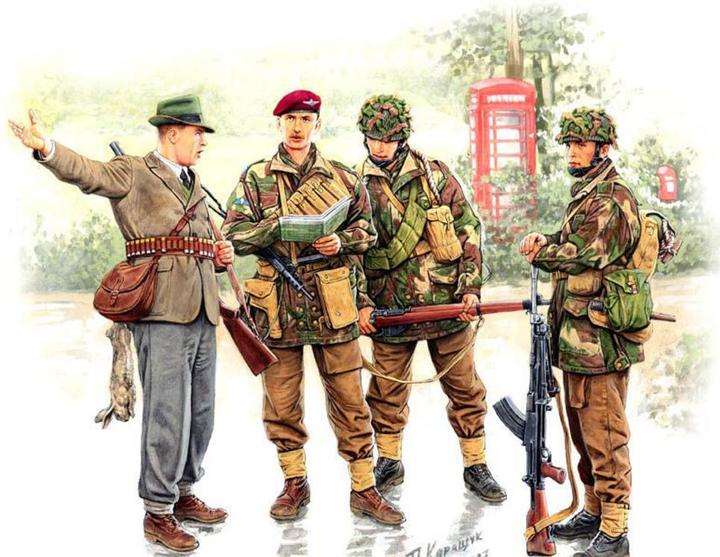 Actual product image Master Box British Paratroopers WWII Operation Market Garden 1944