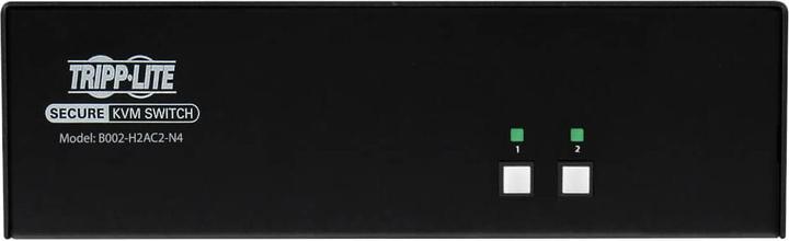 Actual product image Eaton TIPPLITE Secure KVM Switch 2-Port Dual Head HDMI to HDMI 4K NIAP PP 4.0 Audio CAC TAA