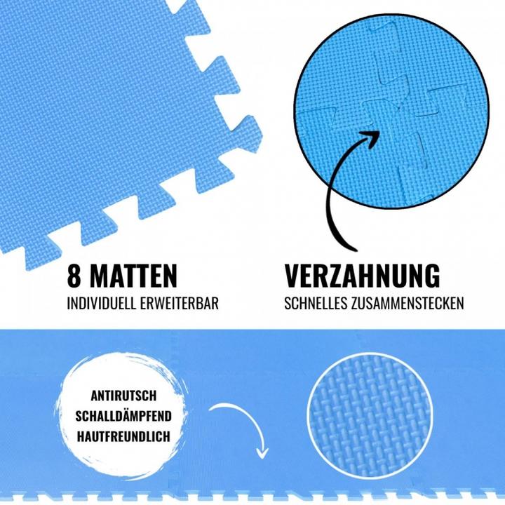 Immagine prodotto Gorilla Sports Set di tappetini protettivi (1.20 cm)