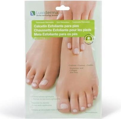 Actual product image Luxiderma Calcetin Exfoliante Para Pies (Foot deodorant & powder, 34 ml)