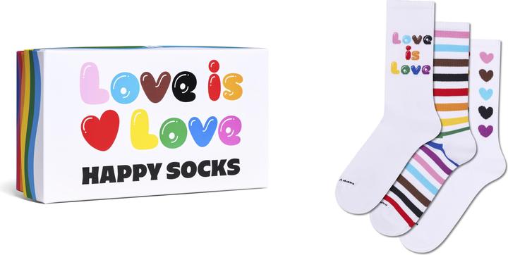 Produktbild Happy Socks 3-Pack Pride Sneaker Socks Gift Set (3er Pack, 36 - 40)