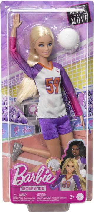 Actual product image Barbie Made to Move™ Volleyball Player Doll