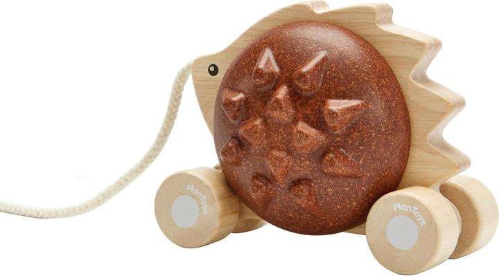 Produktbild Plantoys Houten Speelgoed Trek-Egel - Bruin