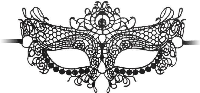 Immagine prodotto Ouch! Regina maschera di pizzo nero