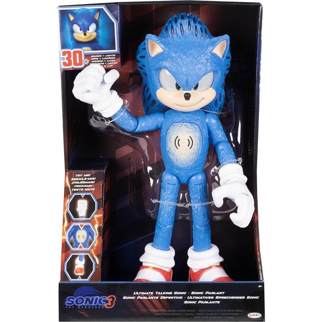 Jakks Pacific Blu Sonic The Hedgehog 3 (Film) Personaggio Sonic (En)