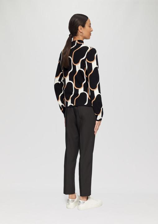 Image du produit S.Oliver Strickpullover Schmaler Strickpullover mit Jacquard-Muster (34)