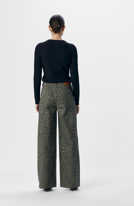 Produktbild Object Leoprint Jeans mit weitem Bein (L)