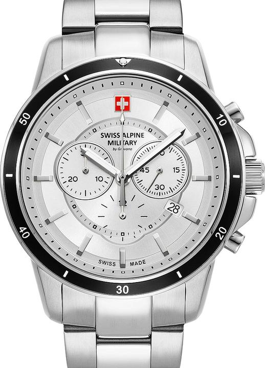 Immagine prodotto Swiss Alpine Military 7089.9132 Cronografo Uomo 44mm 10ATM (Cronografo, 44 mm)