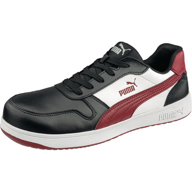 Puma, Sicherheitsschuhe, Frontcourt Blk/Wht/Red Low S3 (S3, 46)