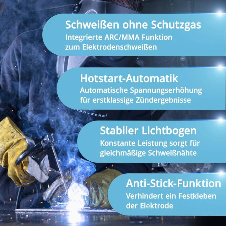 Produktbild Stahlwerk Kombi-Schweissgerät DC WIG 200 Puls Pro 2 in 1