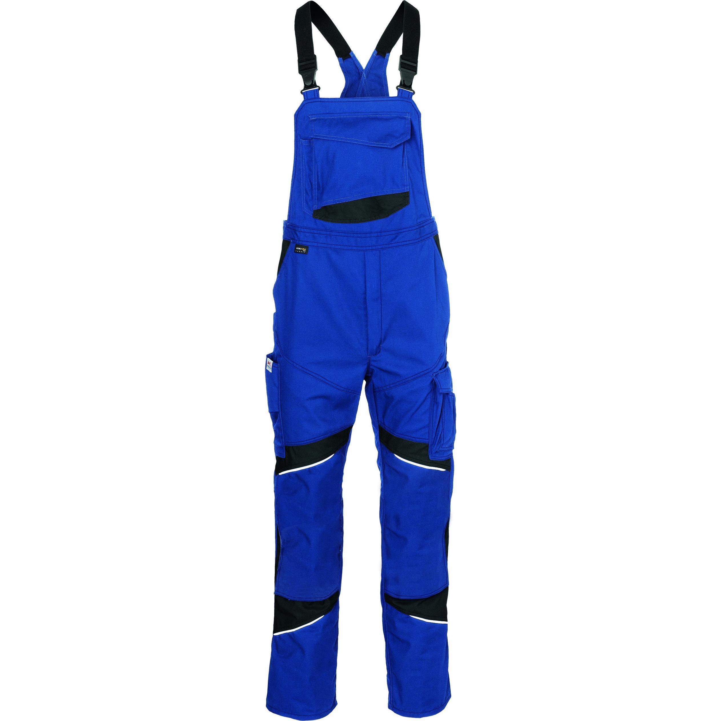 Kübler, Arbeitshose, Activiq Cotton+ Latzhose Kbl.Blau/Schwarz 98 (98)