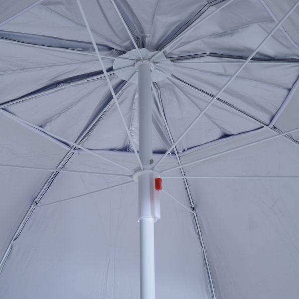 Actual product image Outsunny Beach Umbrella and Beach Tent 2 in 1 (2.10 m)