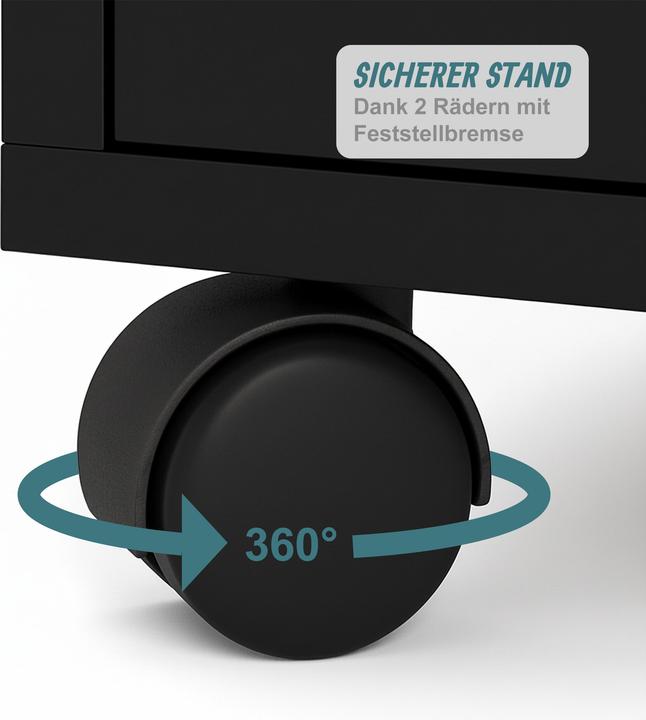 Produktbild Relaxdays Rollcontainer (40 x 40 x 65 cm)