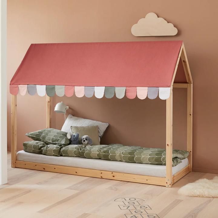 Image du produit Flexa Toit en tissu pour lit simple Cottage Misty Rose