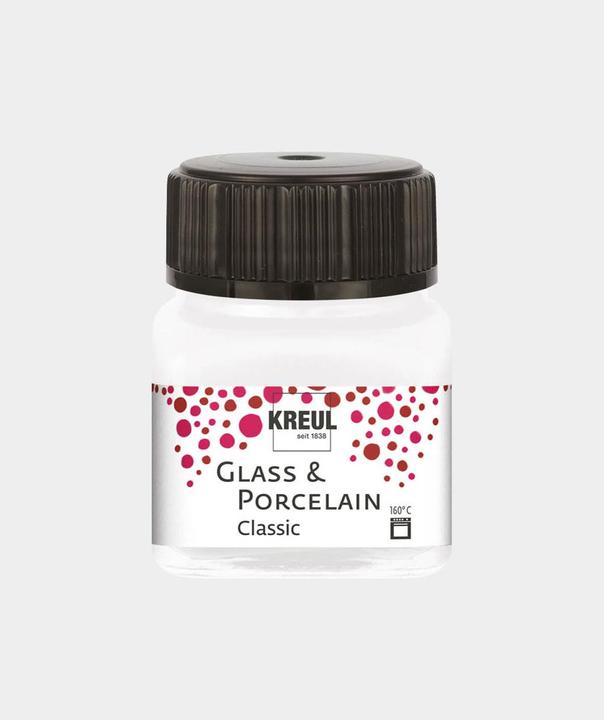 Productafbeelding Kreul Porzellan- und Glasfarbe (Parelmoer wit, 20 ml)
