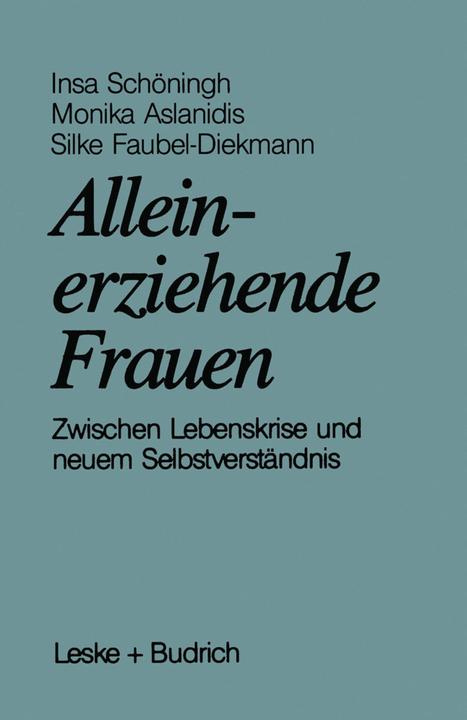 Produktbild Alleinerziehende Frauen (Deutsch, 2012)
