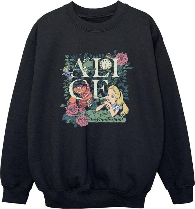 Produktbild Disney Jungen Alice im Wunderland Laubgarten Sweatshirt (152, 158)