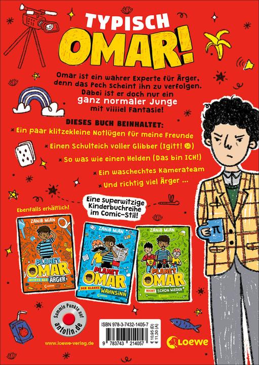 Immagine prodotto Planet Omar (Band 4) - Einer für alle und keiner war's (Tedesco, Zanib Mian, Ann Lecker, Kyan Cheng, Libri per bambini Loewe, 2022)