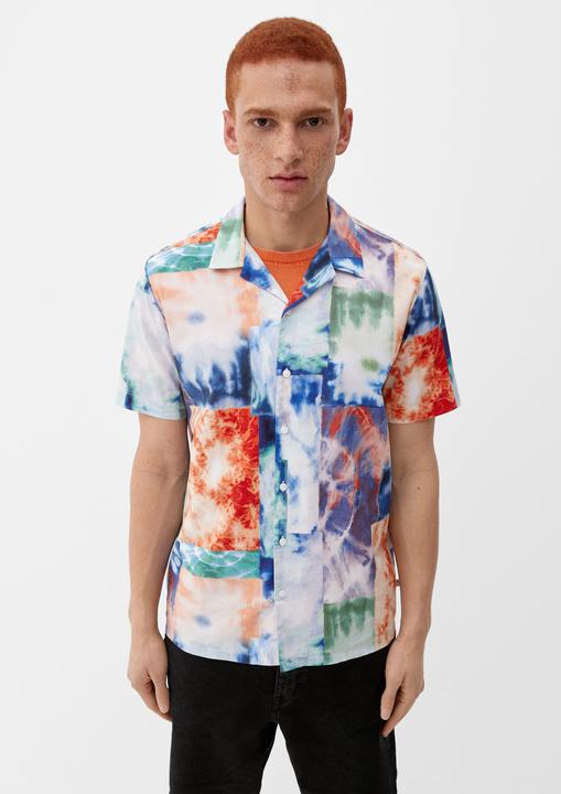 Immagine prodotto s.Oliver Hemd Kurzarmhemd mit Allover-Print (M)