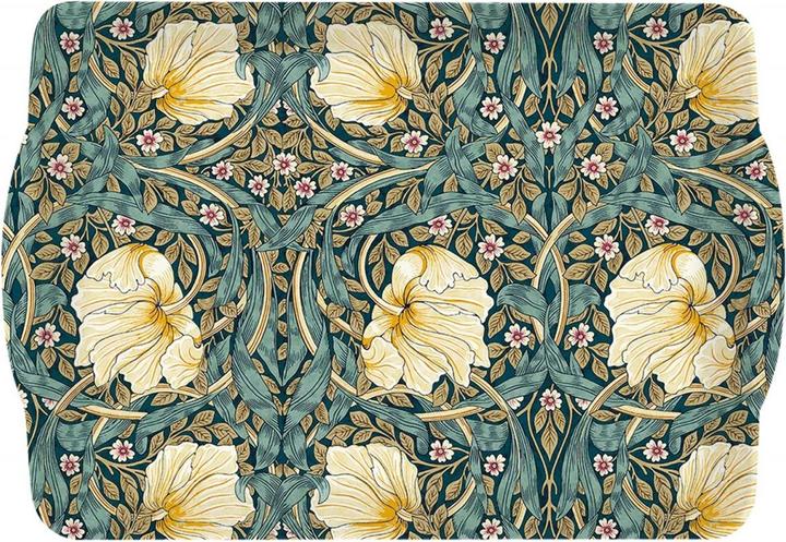 Produktbild Easy Life William Morris Schwarz Tablett m. Griffen 33x22 cm