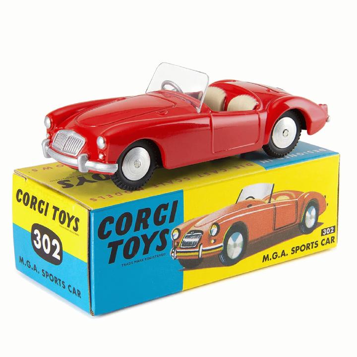 Actual product image Corgi 302 MGA Sports Car
