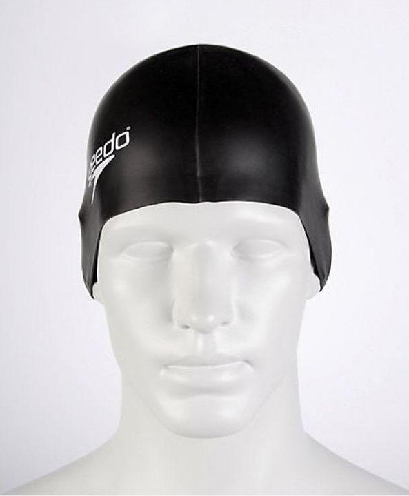 Actual product image Speedo Plain Flat Silicone Cap