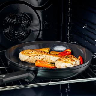 Actual product image BK Easy Induction Ceramic Wok - 30 cm - PFAS-vrij (Aluminium, Stainless steel)