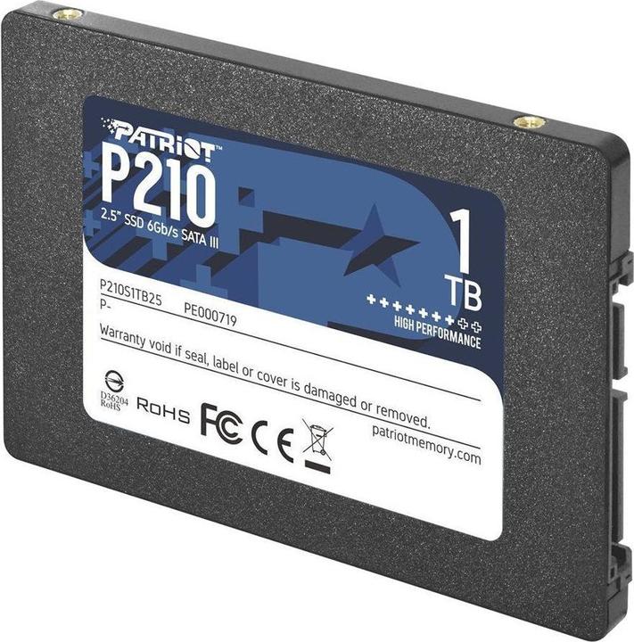 Produktbild Patriot P210 (1000 GB, 2.5")