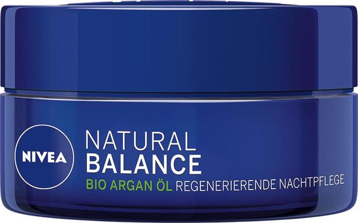 Immagine prodotto NIVEA Crema idratante con olio di argan, olio di jojoba e mandorle per la notte per tutti i tipi di (50 ml)