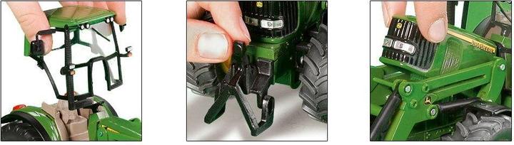Actual product image Siku John Deere with front loader