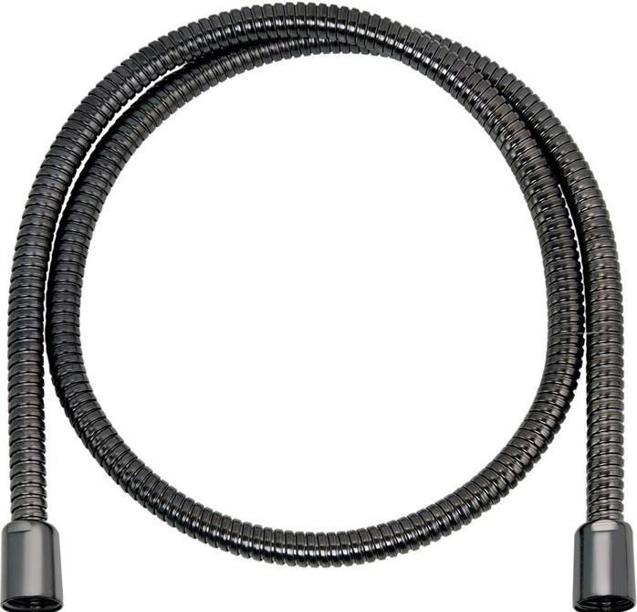 Geborsteld zwart chroom