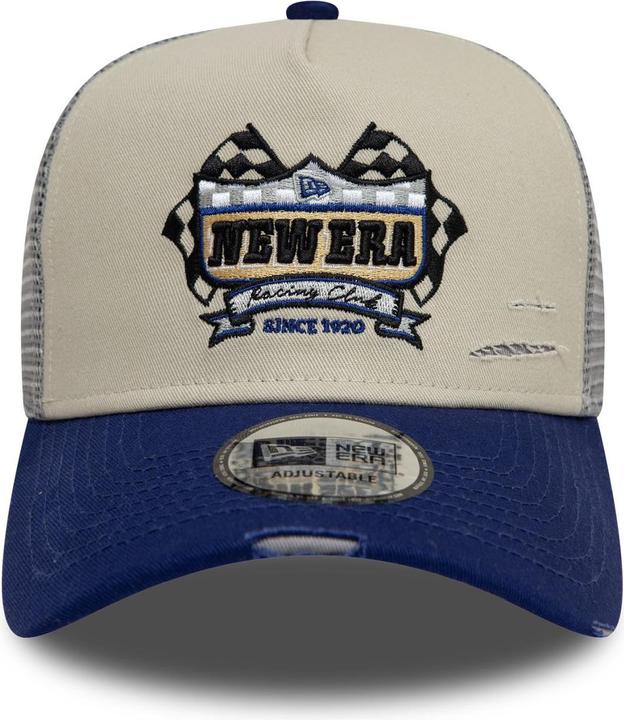 Actual product image New Era Mesh Trucker Cap - Motorsport Racing Beige (One size)