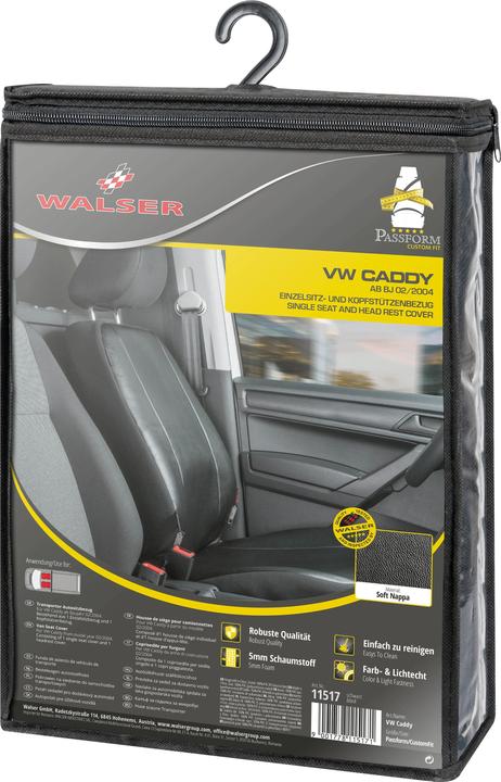Image du produit Walser Housses de siège pour VW Caddy, siège individuel avant, , Protections de siège auto