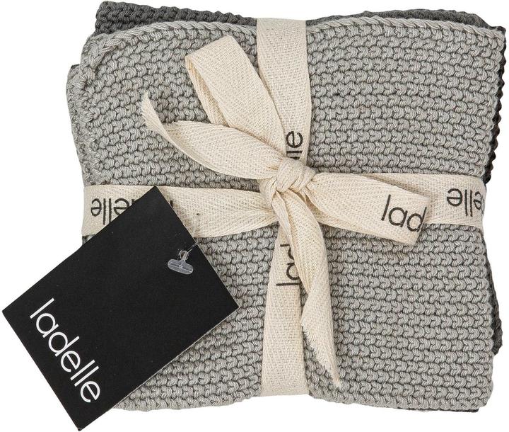 Actual product image Ladelle Eco Knitted dishcloth 27x27 cm 3 pcs. (27 x 27 cm)
