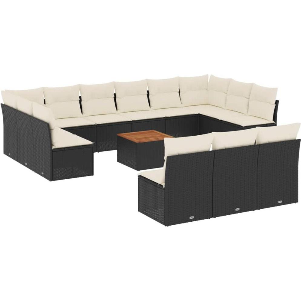 VidaXL, Gartenlounge, 10-tlg. Garten-Lounge-Set mit Kissen