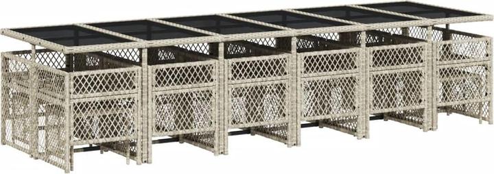 Produktbild vidaXL Garten Essgruppe (330 x 106 x 73 cm)