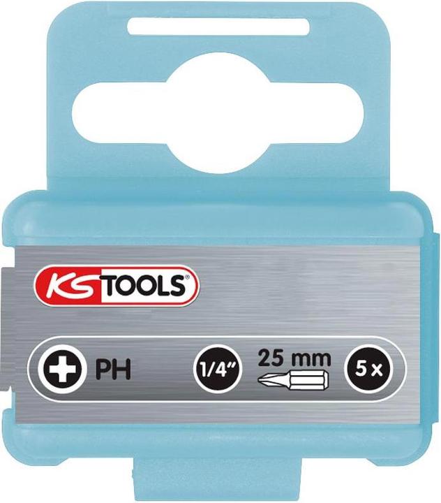 Produktbild KS Tools 1/4" Edelstahl-Bit, PH (Sechskant (hexagonal))