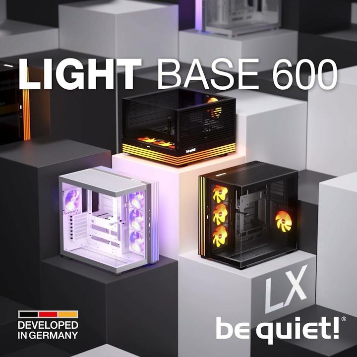 Actual product image be quiet! Light Base 600 LX (ATX, mATX, Mini-ATX)