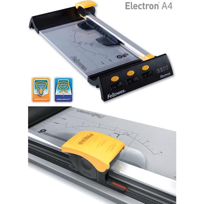 Thumbnail - Fellowes Rollenschneidemaschine Electron A4 (10 Blätter, A4), Schneidemaschine, Mehrfarbig