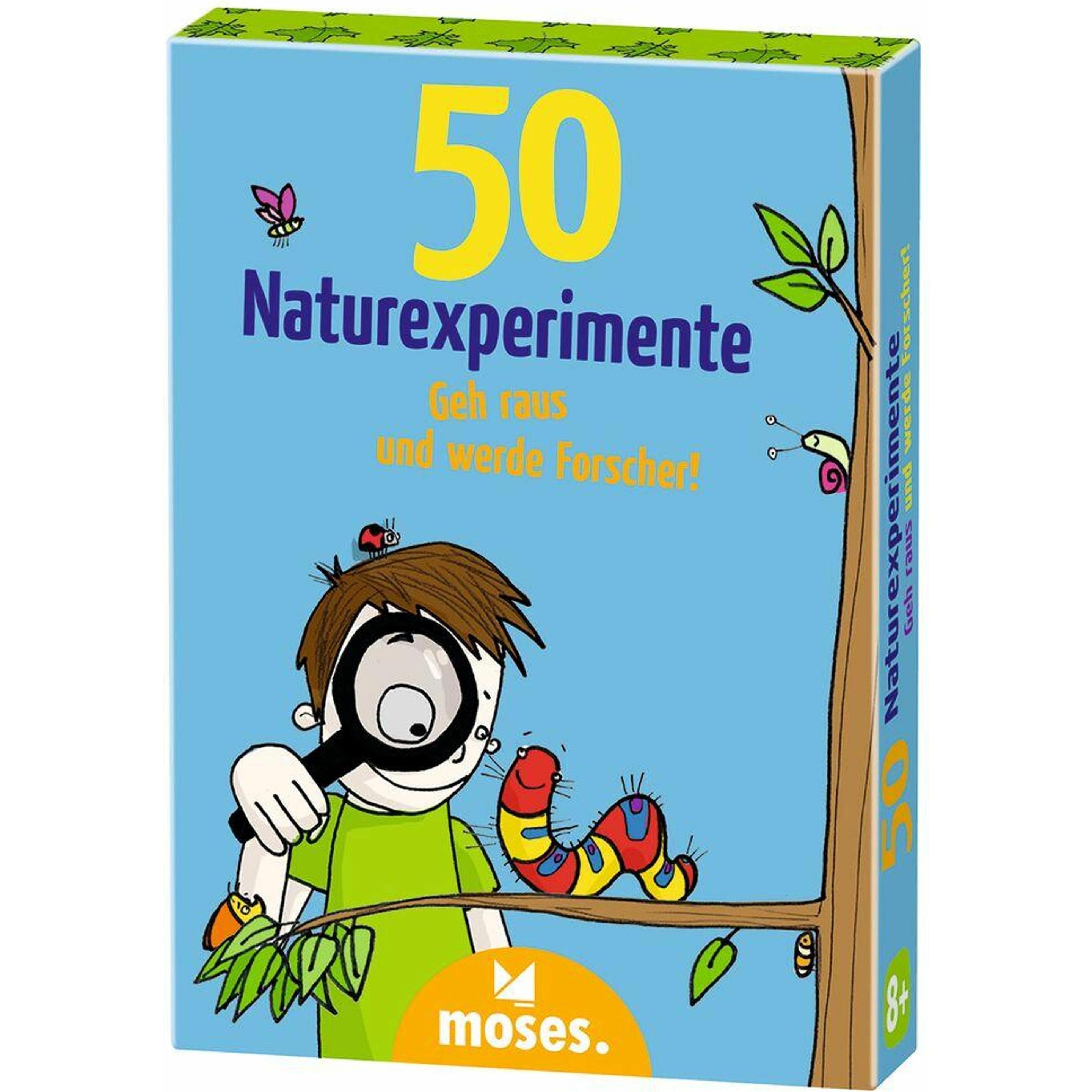 Moses 50 Naturexperimente - Geh raus und werde Forscher (Deutsch)