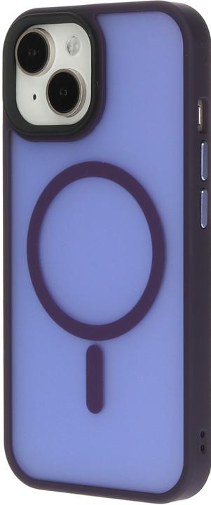 Actual product image Mobiparts Hardcover Apple iPhone 15 Satin Purple (Magsafe Compatible) (Apple iPhone 15)
