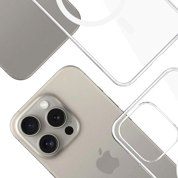 Immagine prodotto 3MK MagCase trasparente per iPhone 15 Pro Max (Apple iPhone 15 Pro Max)