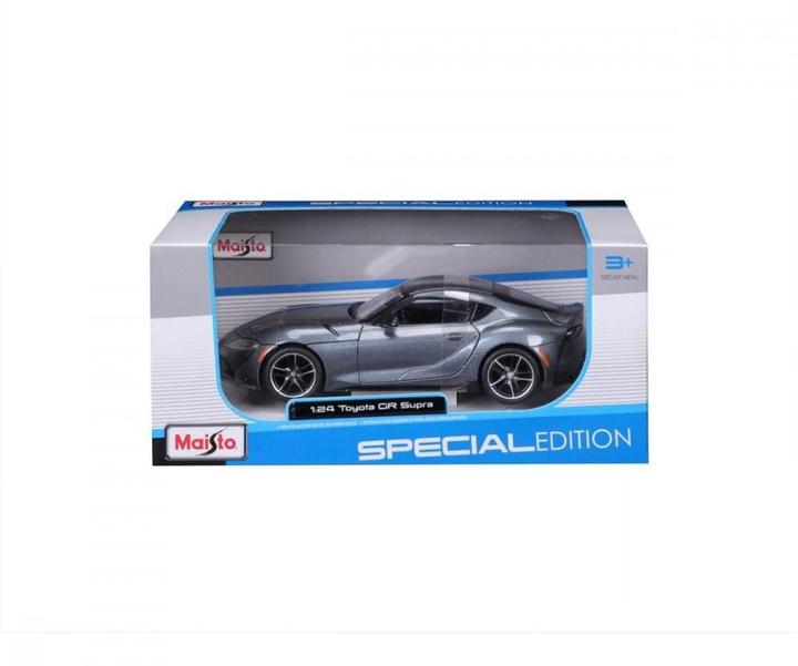 Actual product image Maisto Toyota Supra GR 1/24 grey