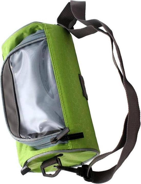 Produktbild Dunlop - Fahrradlenkertasche/Gepäcktasche mit Smartphonetasche (grün) (1.20 l, Lenkertasche)