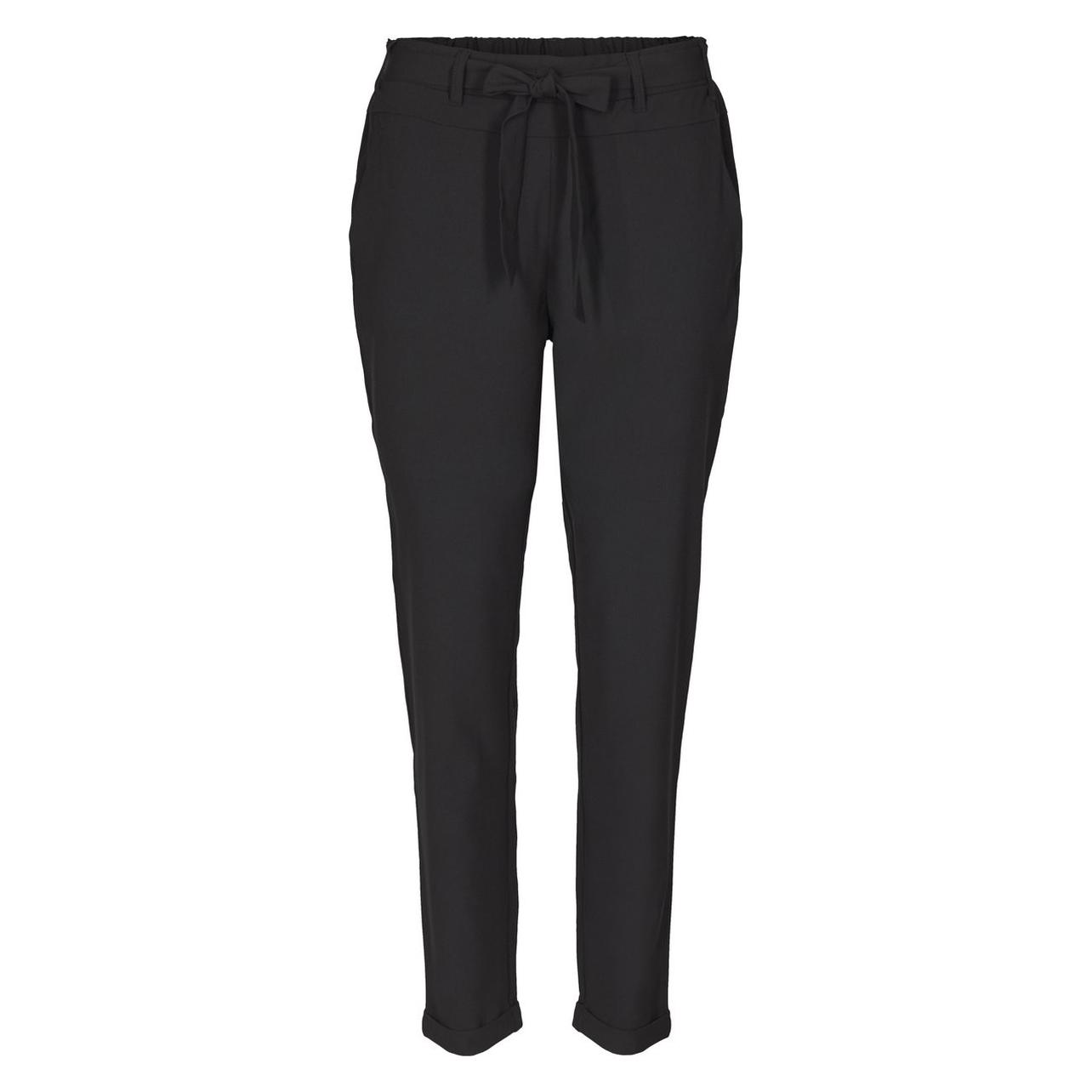 Kaffe, Vrouwen, Broek, Jillian Belt Pants Dames Broek - Maat 36, Zwart, (36)