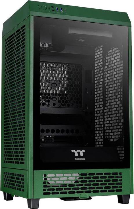 Produktbild Thermaltake The Tower 200 (dunkelgr?n, Tempered Glas) (Mini-ITX)