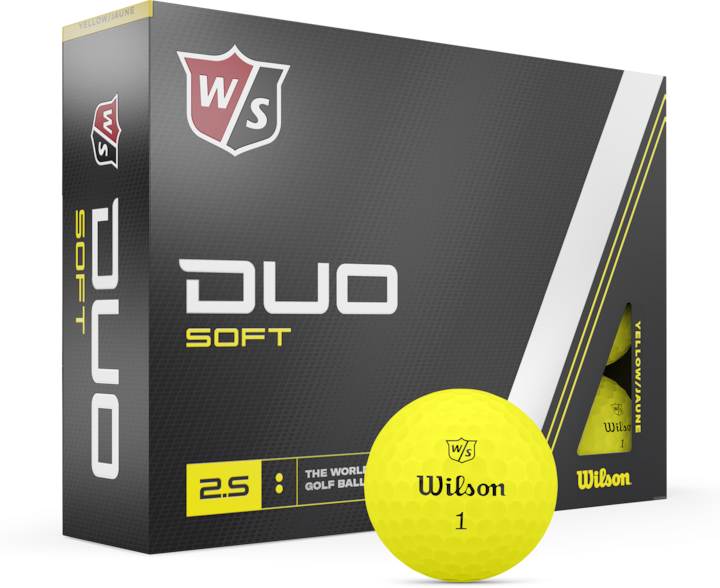 Actual product image Wilson Duo Soft 12-Ball - Yellow